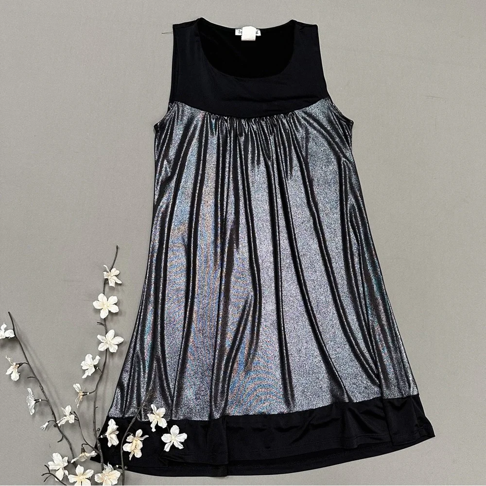 BODY CENTRAL metallic silver minidress, S.